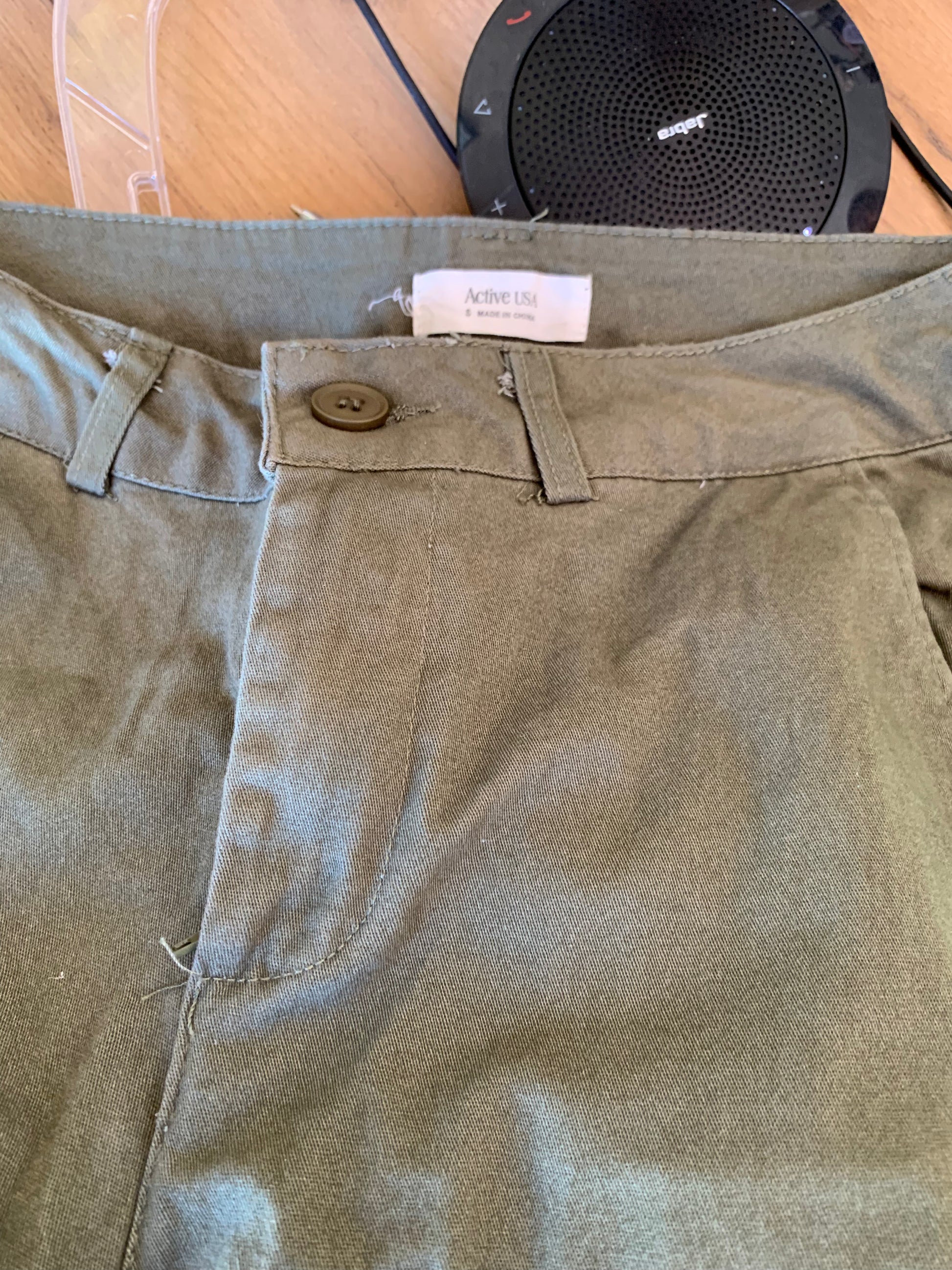 Army Green Cargo Pants - S