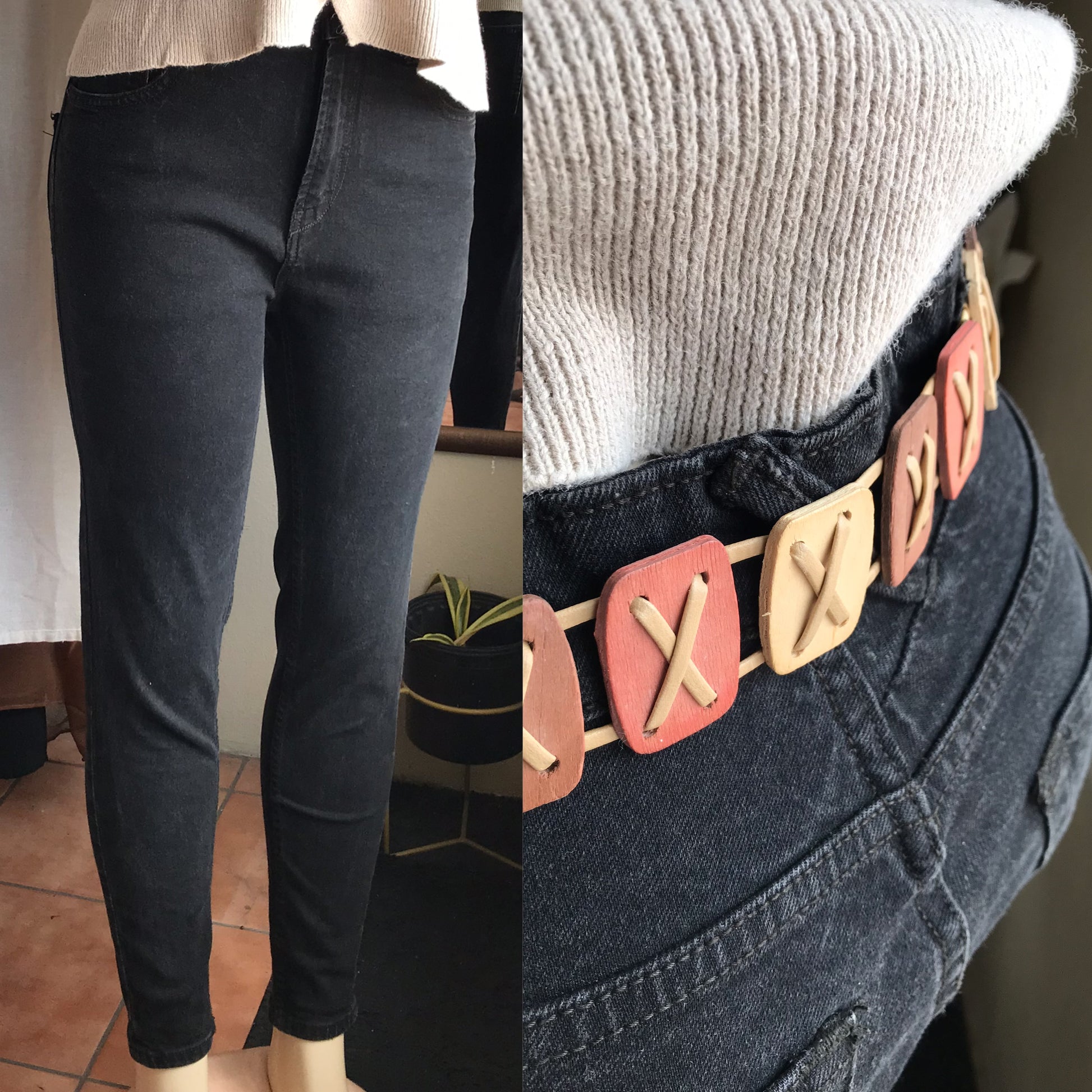 Plain Black skinny jeans ::: m