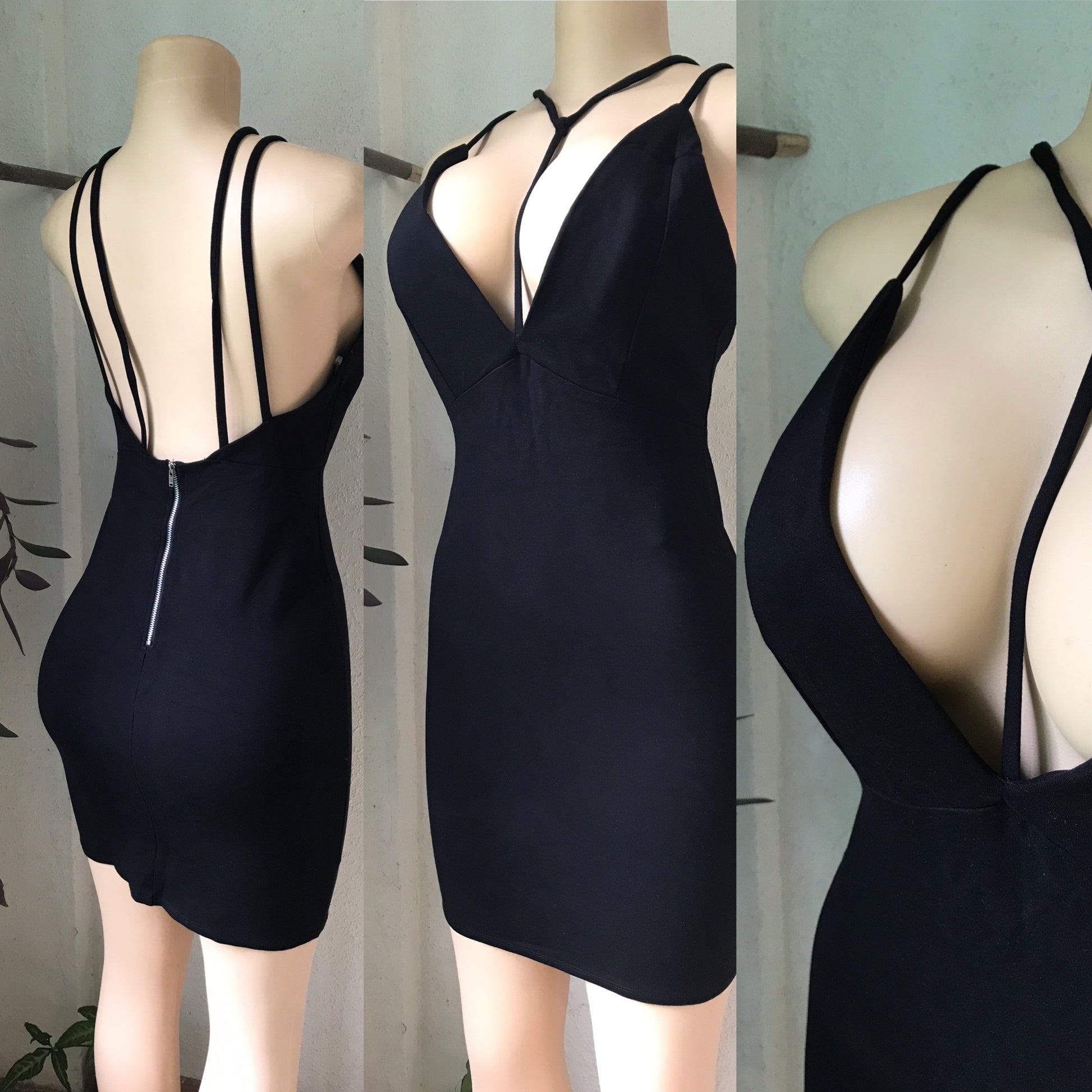 Charlotte Russe Black Sexy Date Night Bodycon Dress