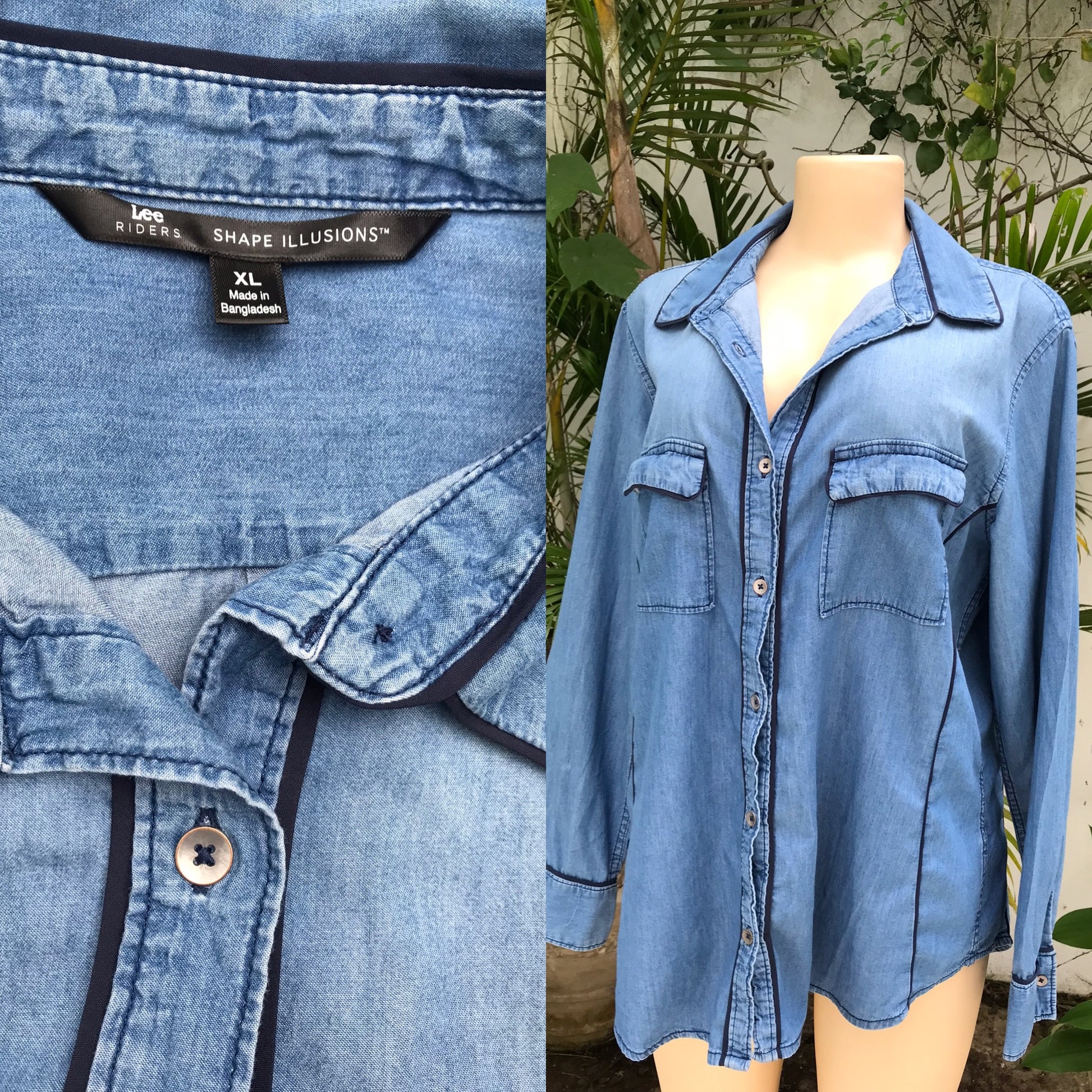 LEE Denim Long Sleeve Shirt Unworn PLUS