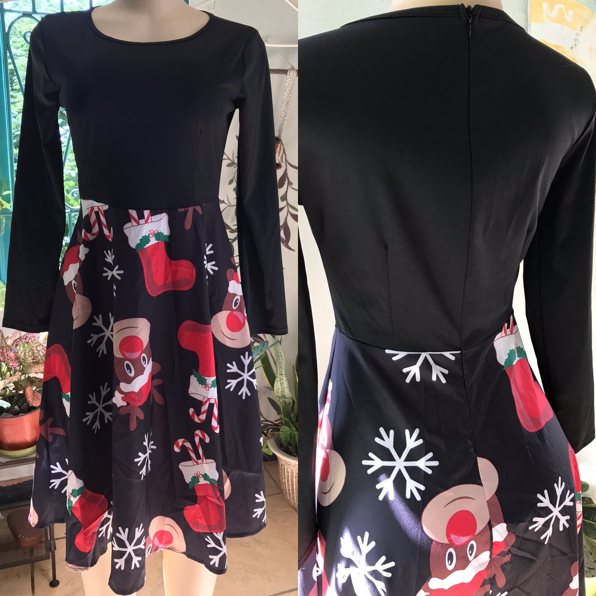 Black Mrs Claus Novelty Dress