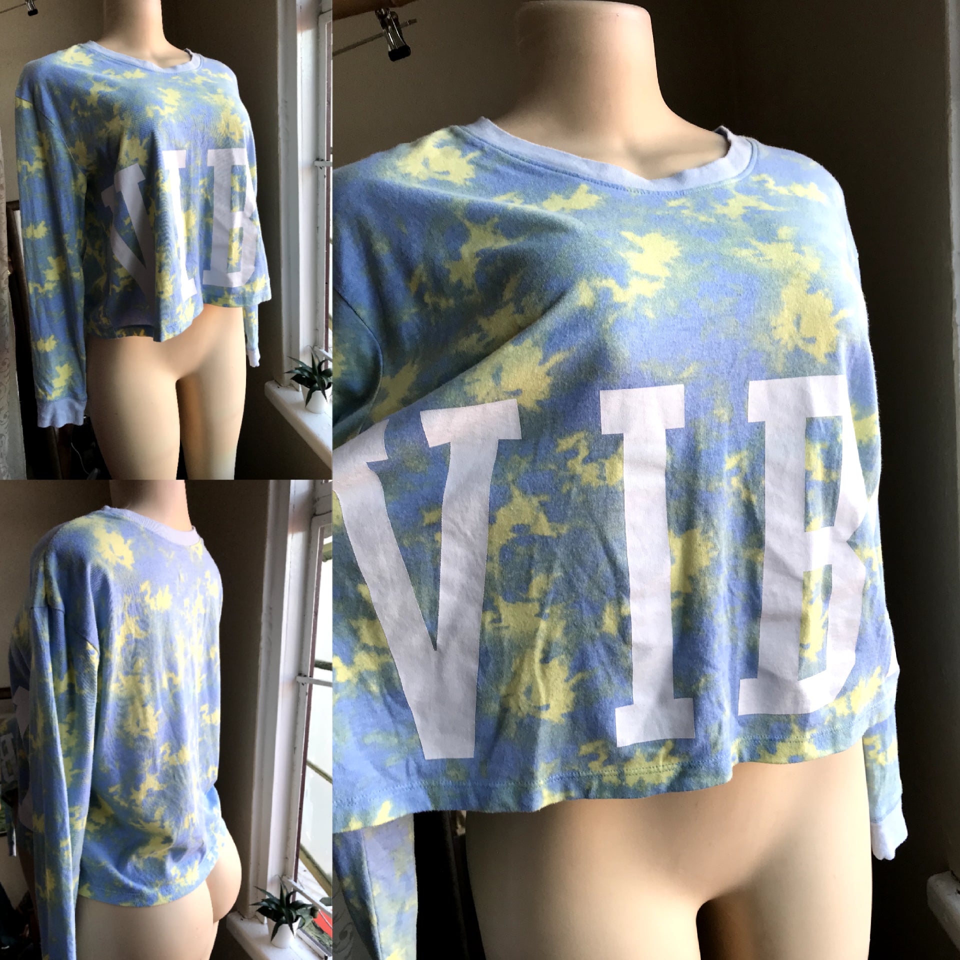 VIBE Tie-Dye Graphic Long Sleeve - M
