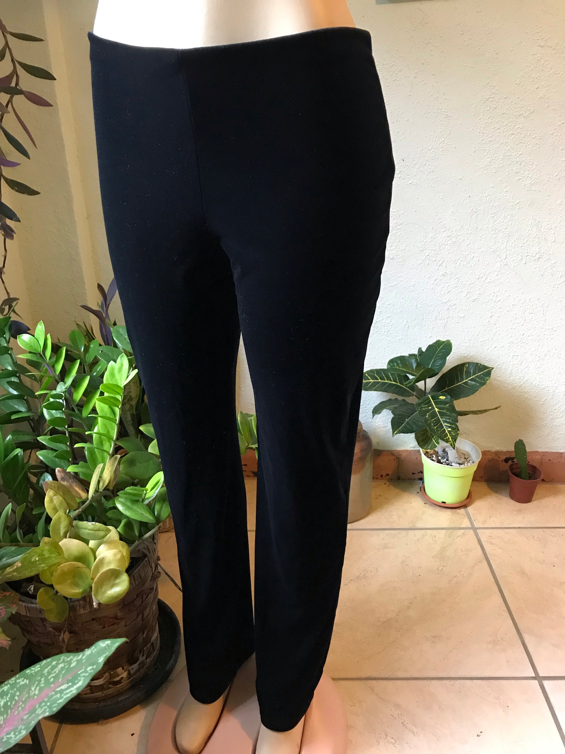 Black Velveteen Pants