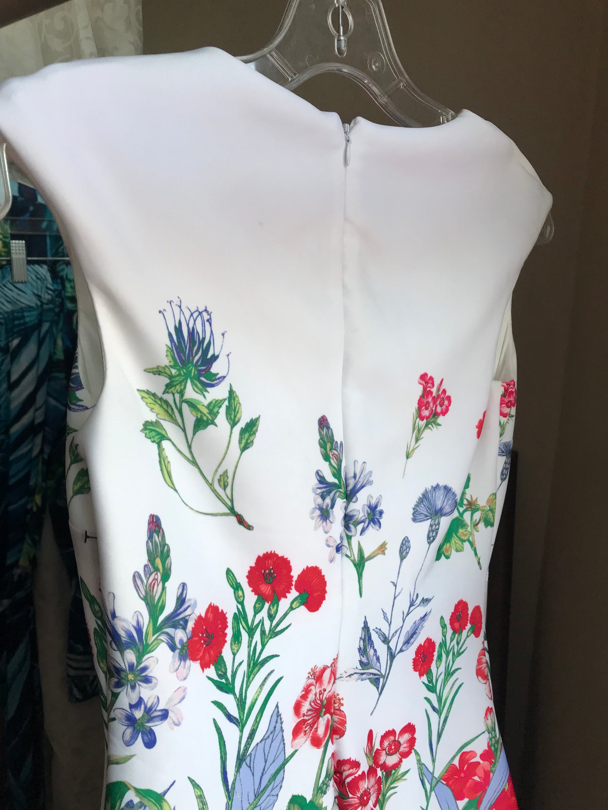 NY Company Garden Floral Professional Dress Sleeveless - S