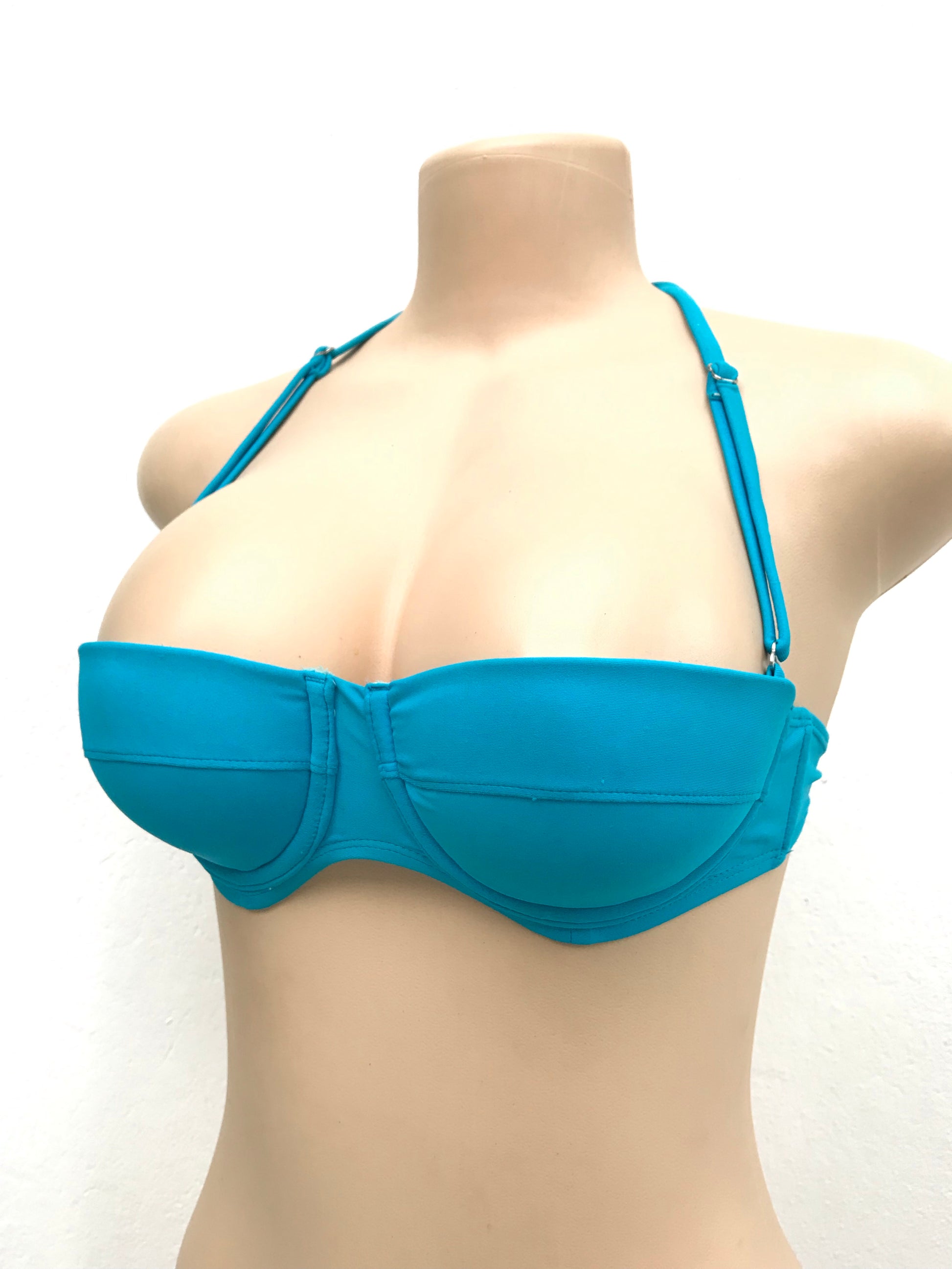 Bright Blue Bra Style Bikini Top