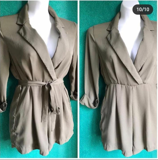 New Forever 21 Army Green Romper