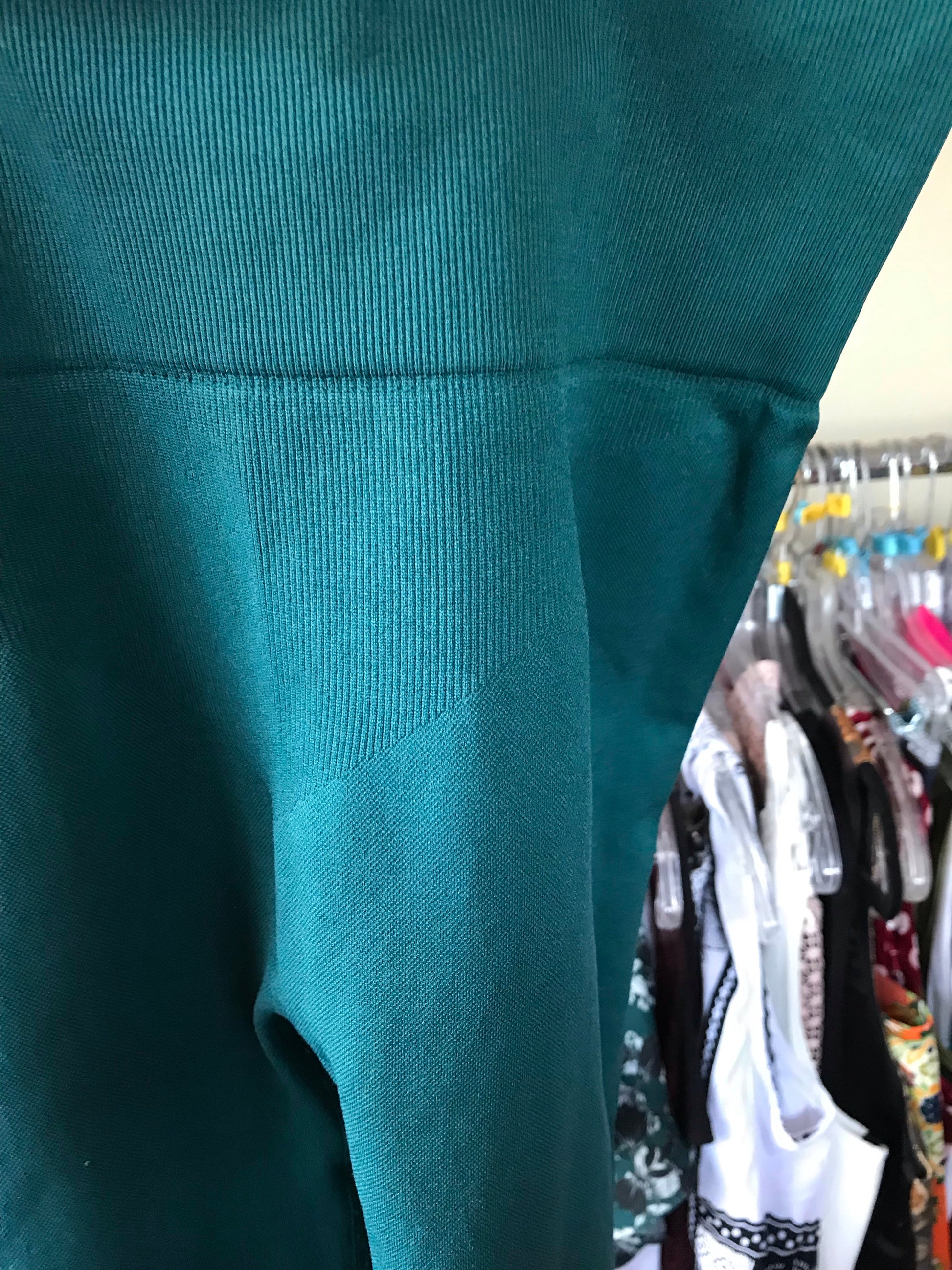 Teal Exercise Leggings - S