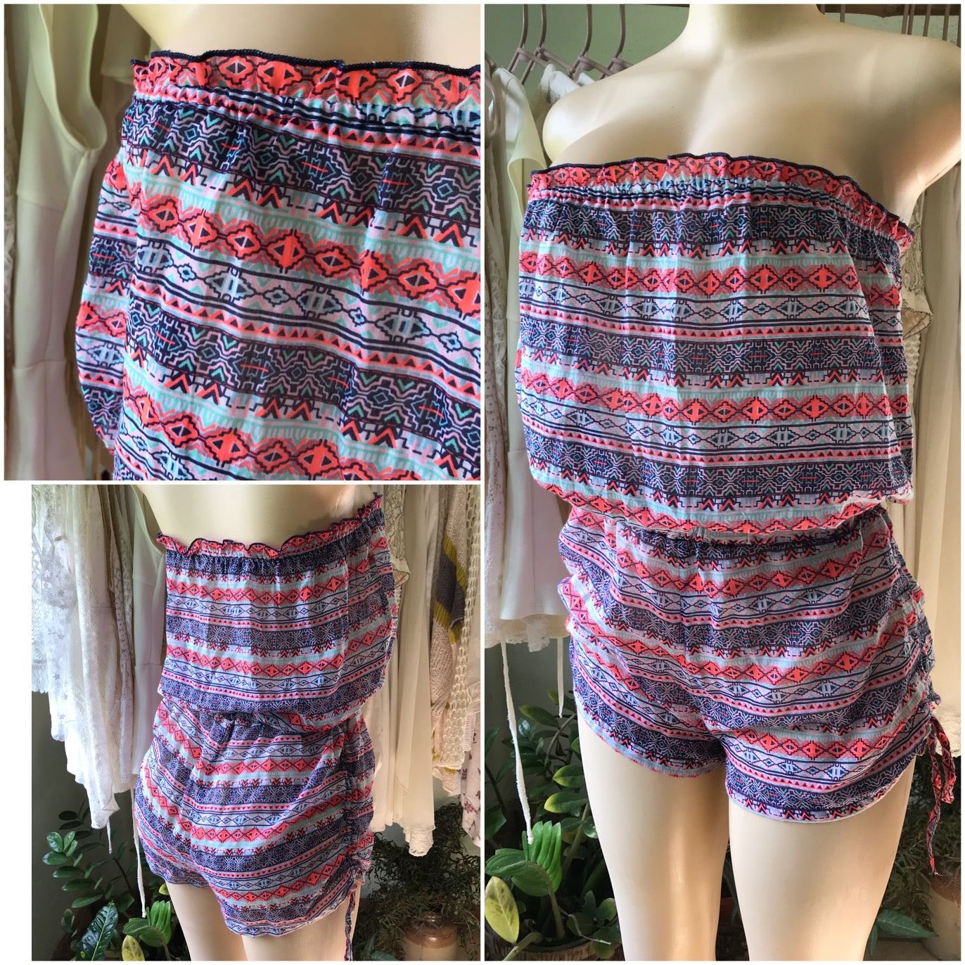 New Look Neon Print Light Romper
