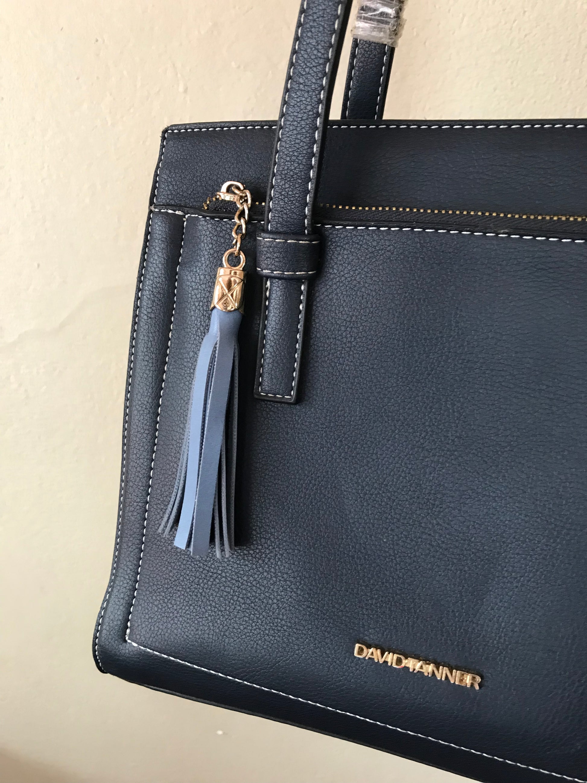 Blue handbag