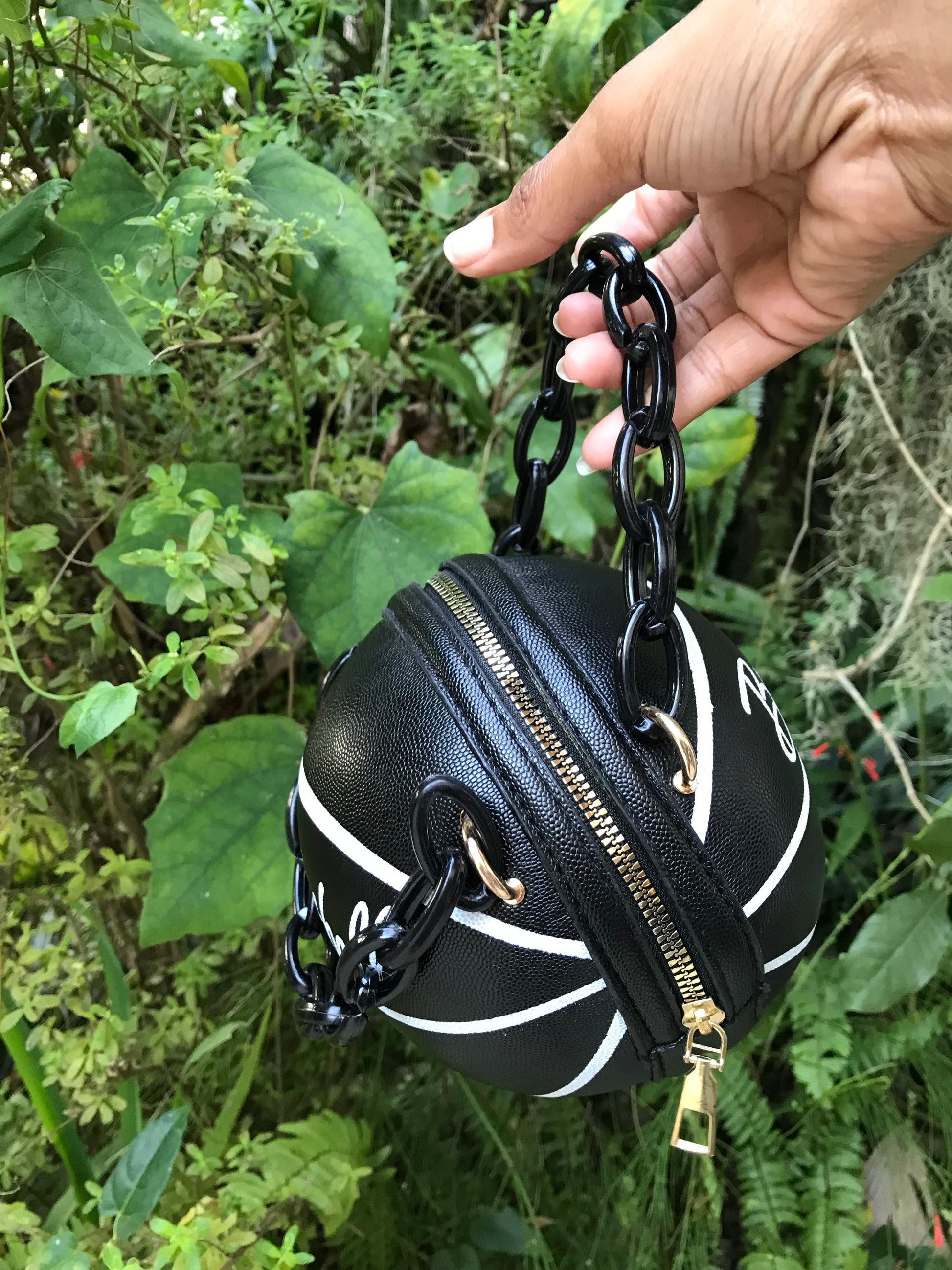 New novelty basketball Black mini bag