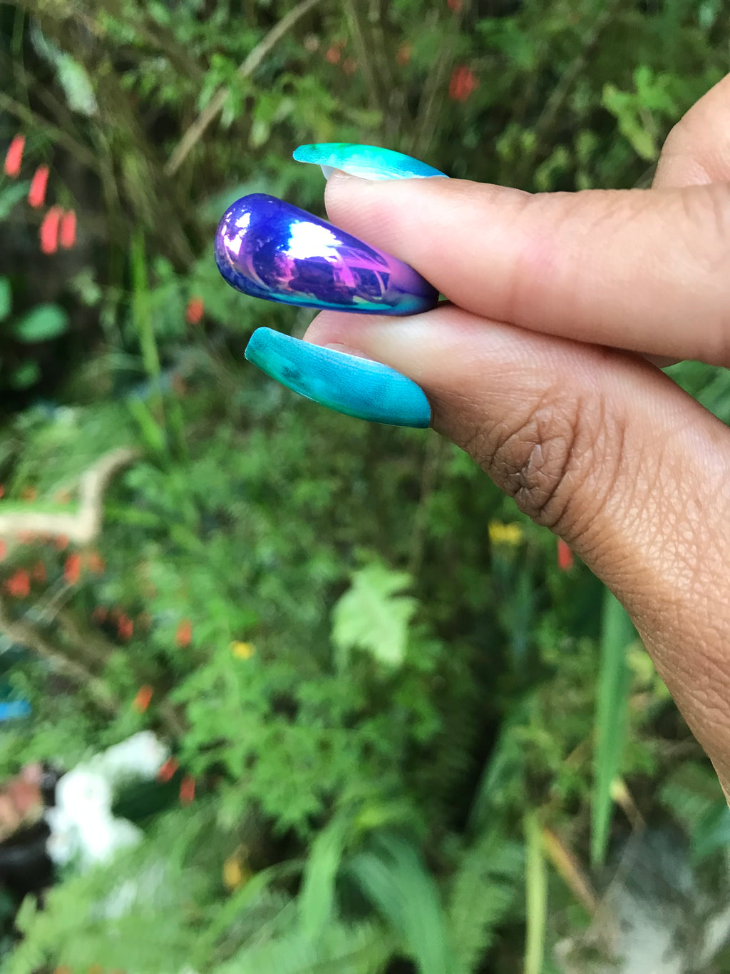 New Iridescent Bubble Colour Pop Rings *** acrylic