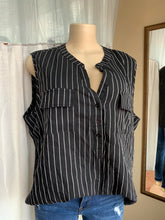 Load image into Gallery viewer, Pin stripe short sleeve blouse … /xl : 2XLlll
