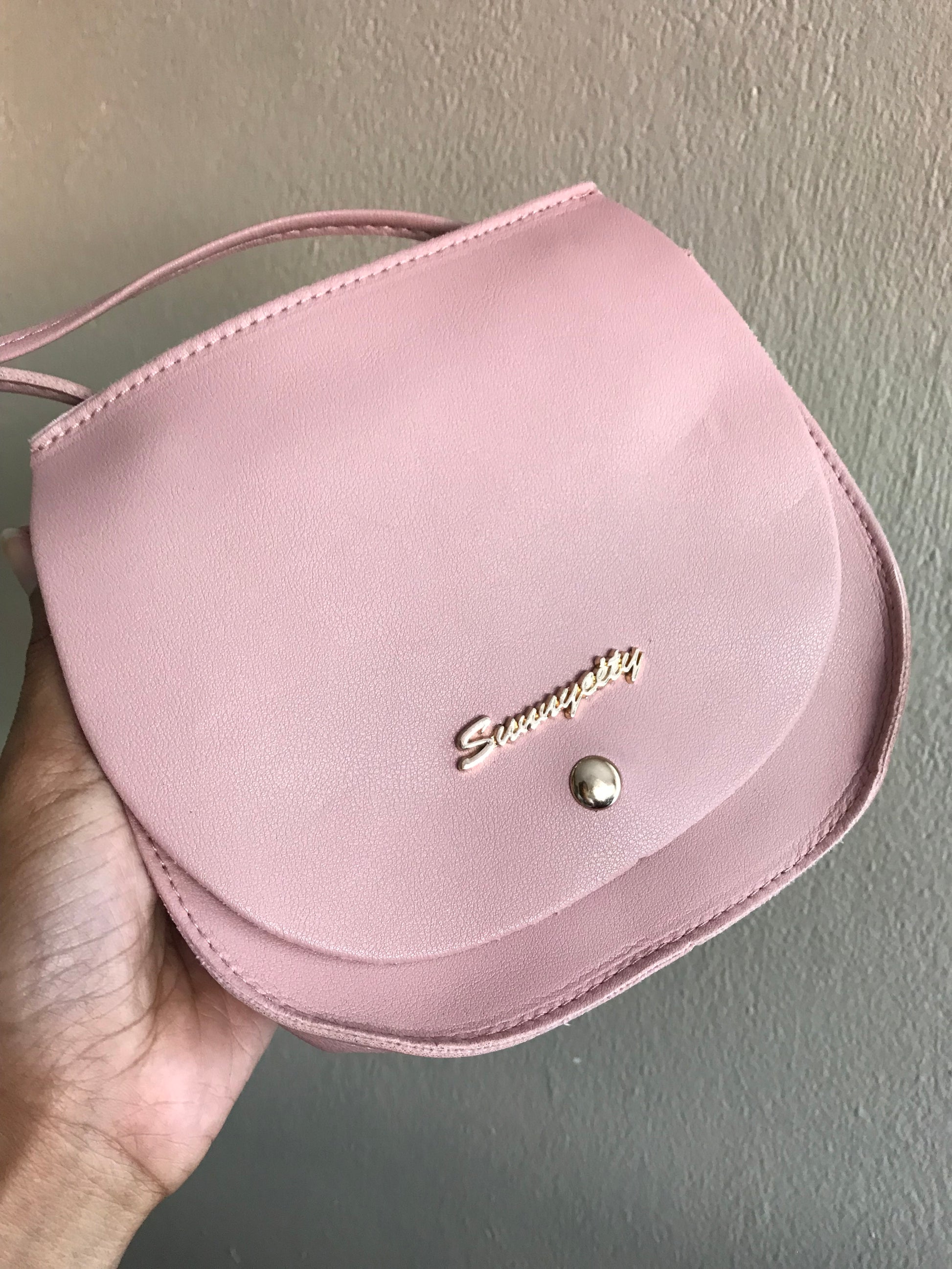 Like new blush crossbody bag