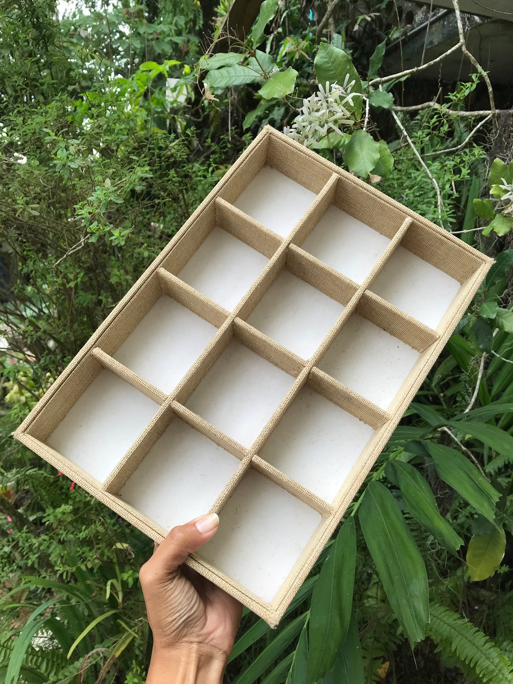 rectangle jewellery holder cream *** multi