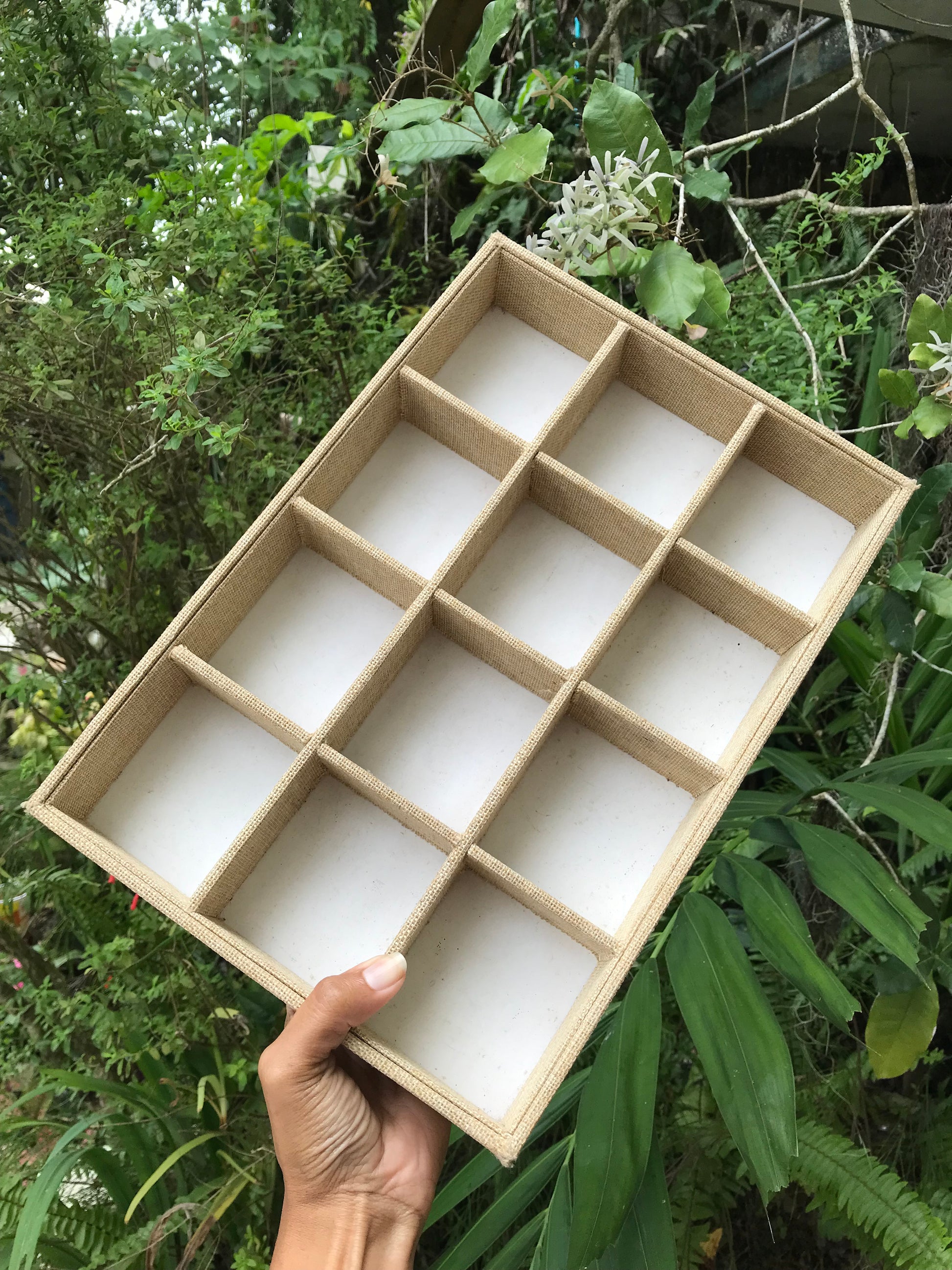 rectangle jewellery holder cream *** multi