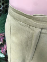 Load image into Gallery viewer, vintage linen blend olive green high waist pants ,,, M ^^^ :::
