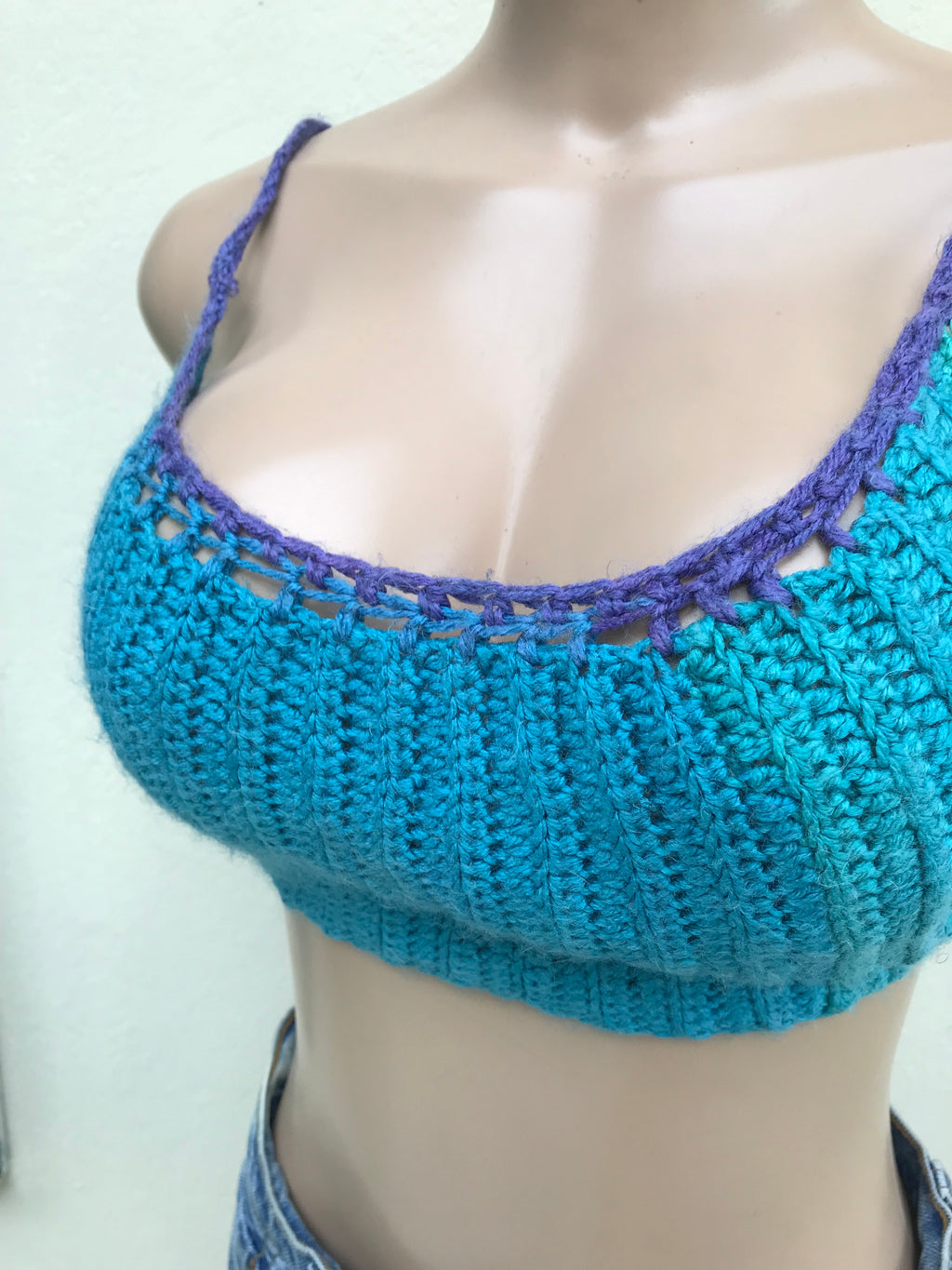 Backless crochet crop top... One Size