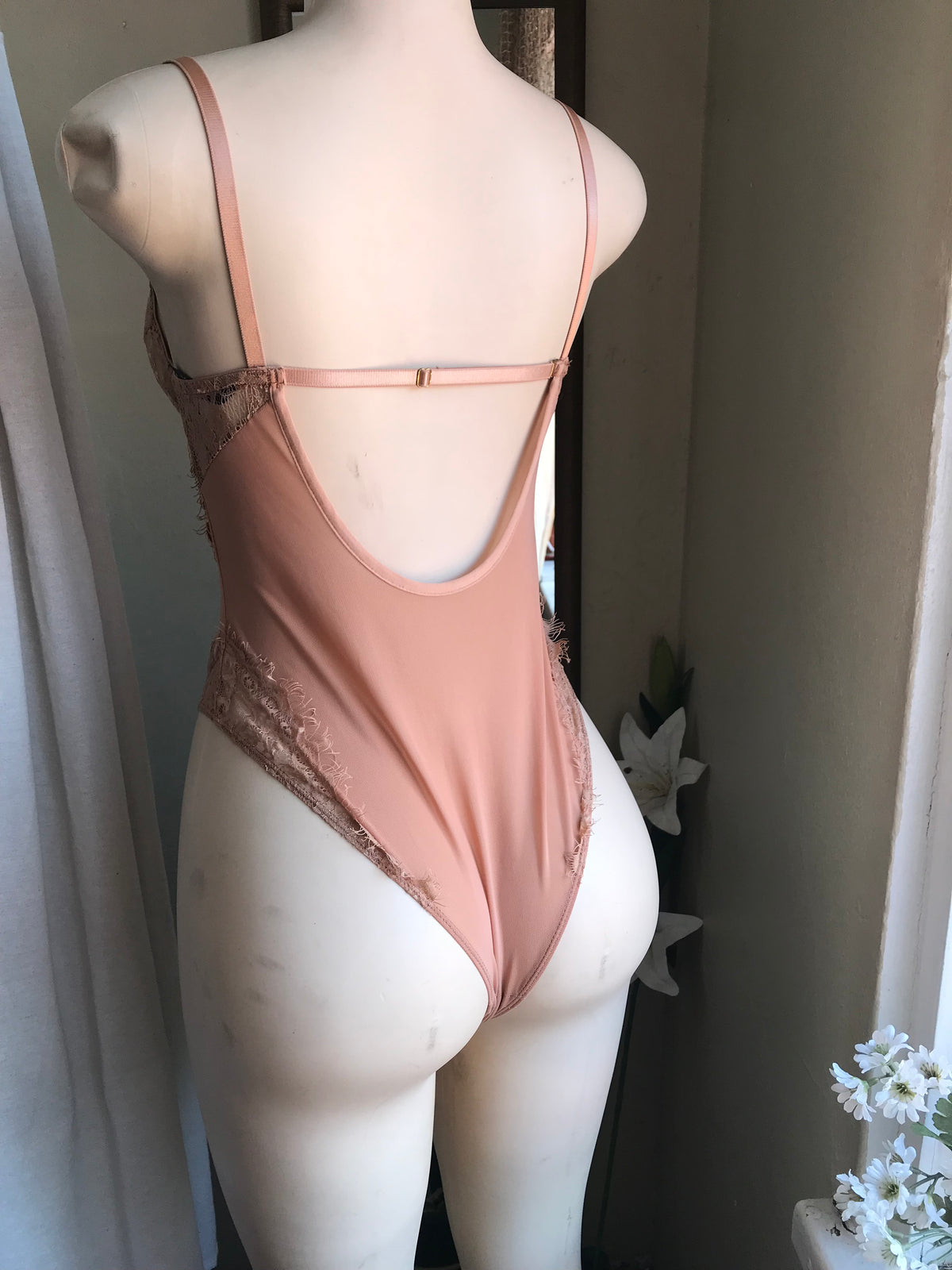 nude lace bodysuit ... s