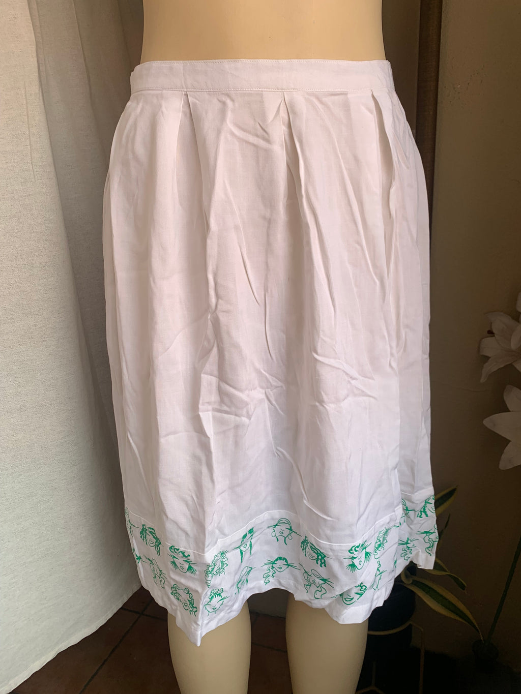 Jamaica made painted A-line skirt ,,, s