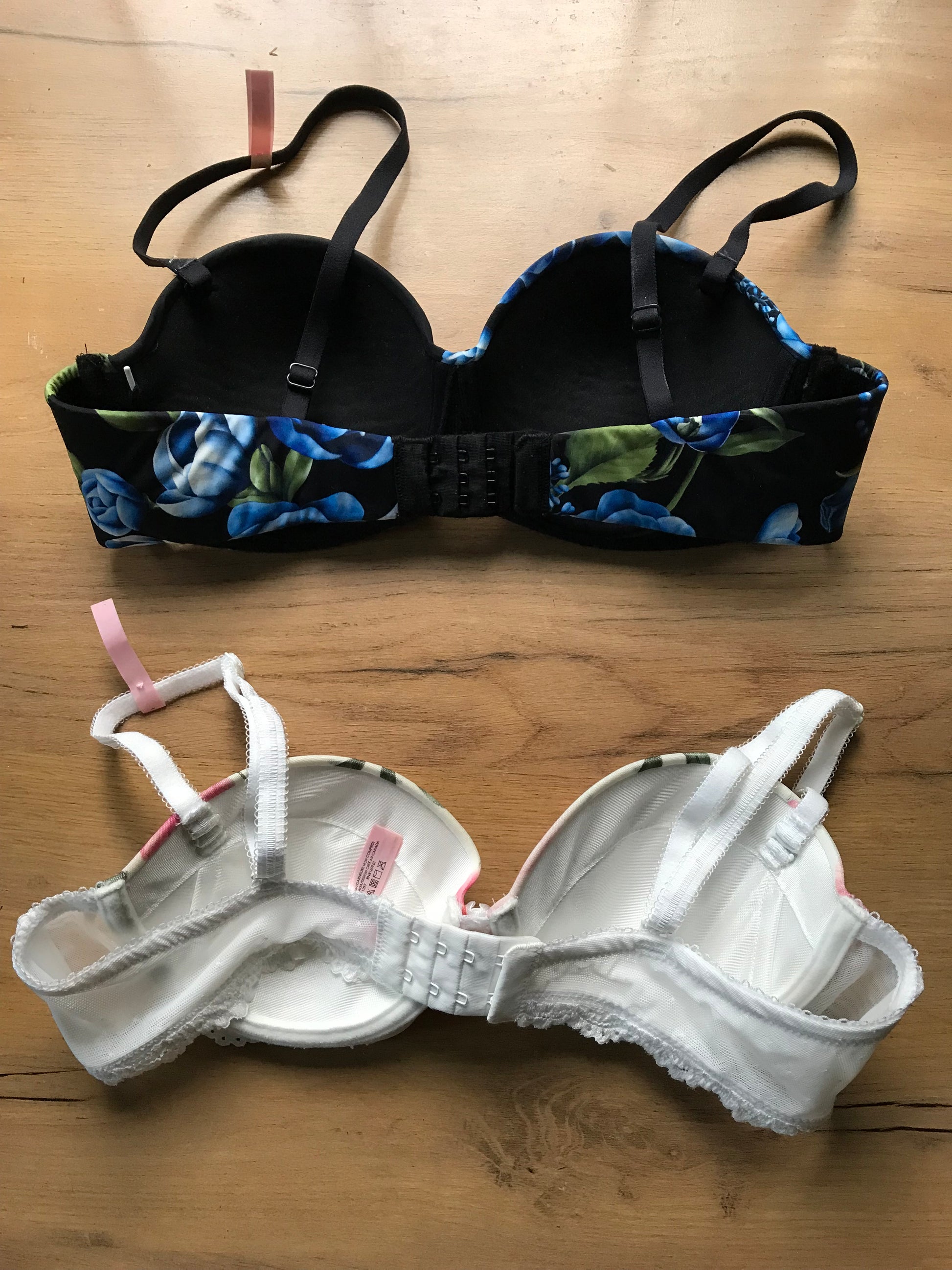 New 34B floral padded bras