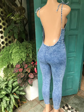 Load image into Gallery viewer, Denim spaghetti jumpsuit~~~ slll
