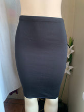 Load image into Gallery viewer, Black soft stretchy pencil professional skirt s/m
