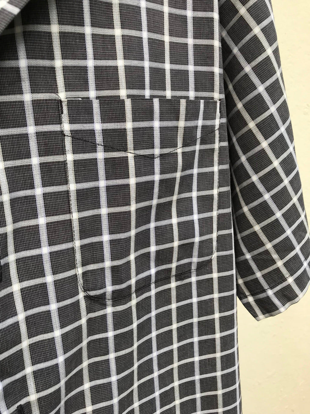 grey plaid plaid mens shirt m