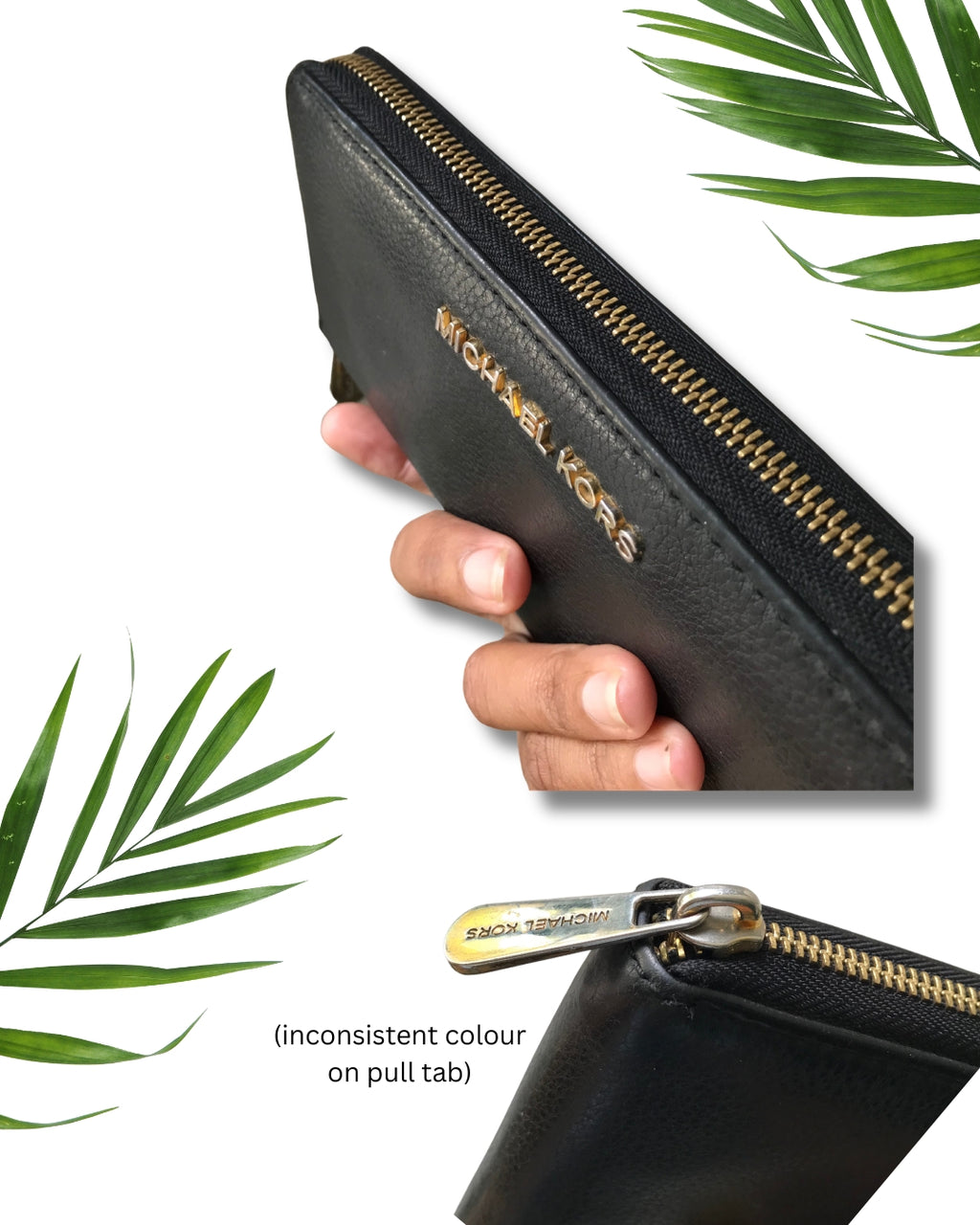 Michael Kors Black Leather Wallet ***