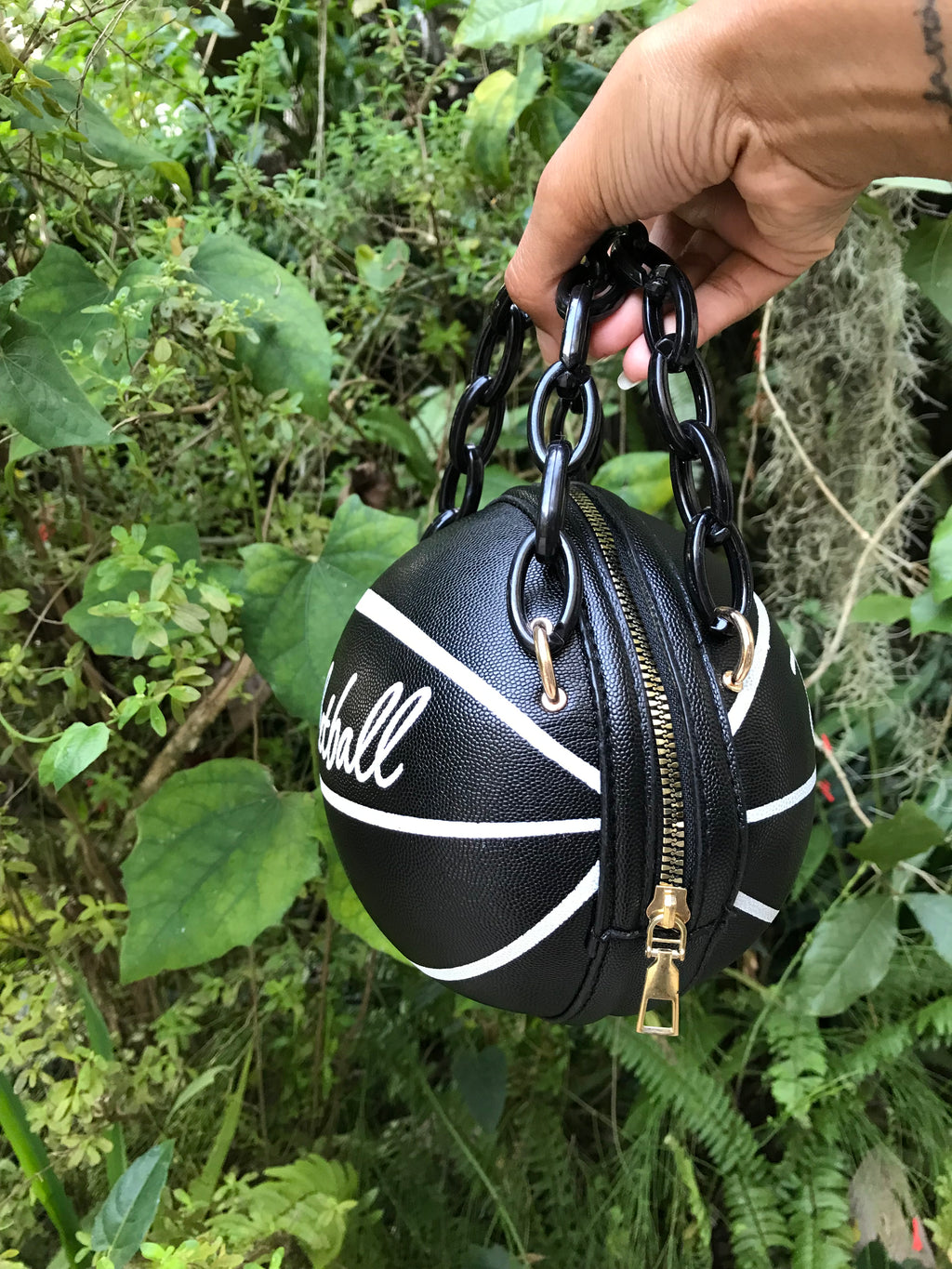 New novelty basketball Black mini bag