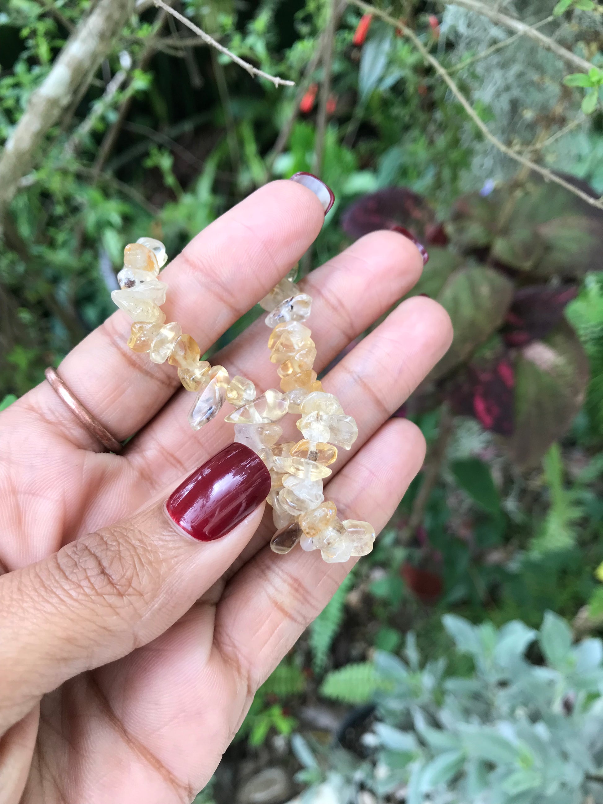Citrine stone *** bracelet