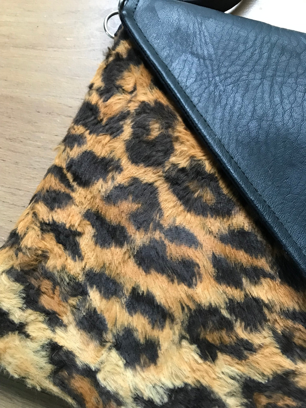 Cheetah envelope crossbody bag fluffy *** made in jamaica