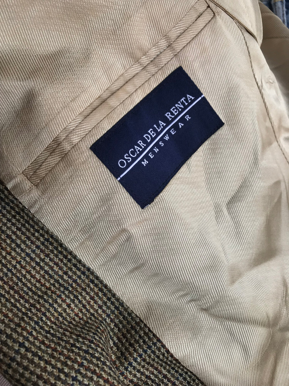 Oscar de la renta vintage tweed blazer