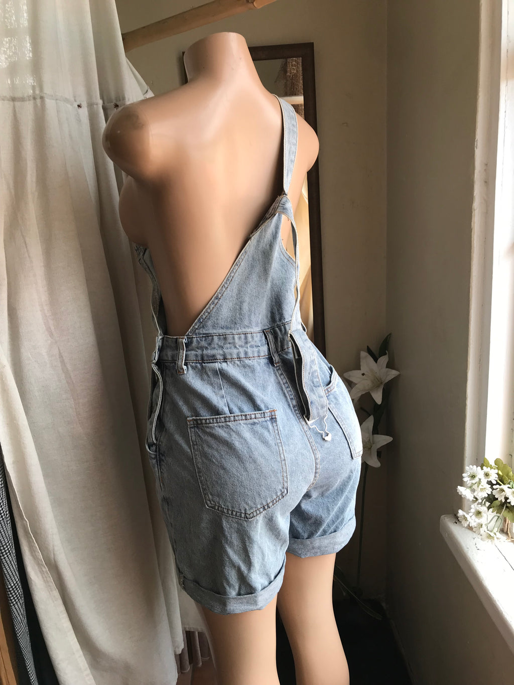 new retro style overalls ;;; size small/med