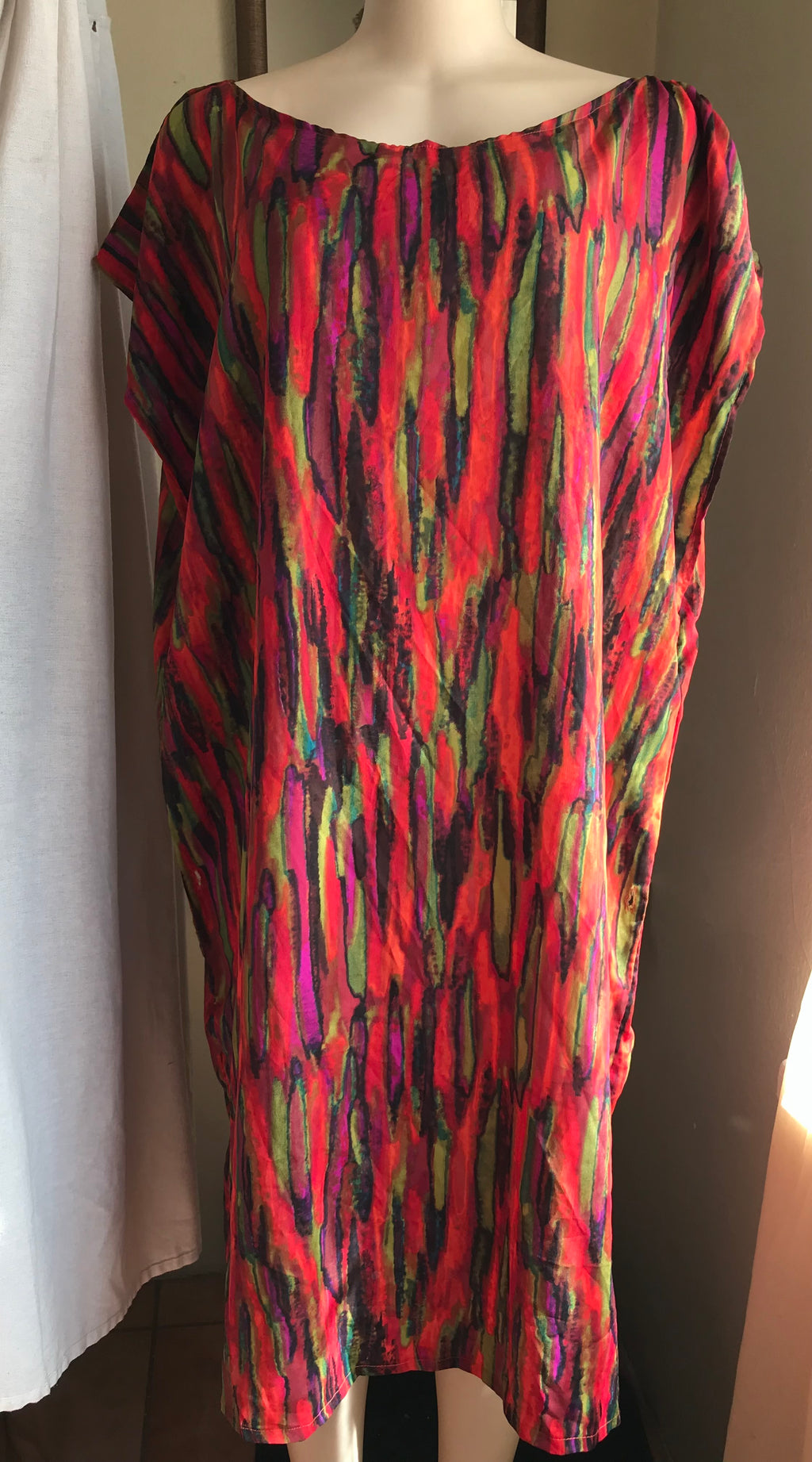 red print dress /xl
