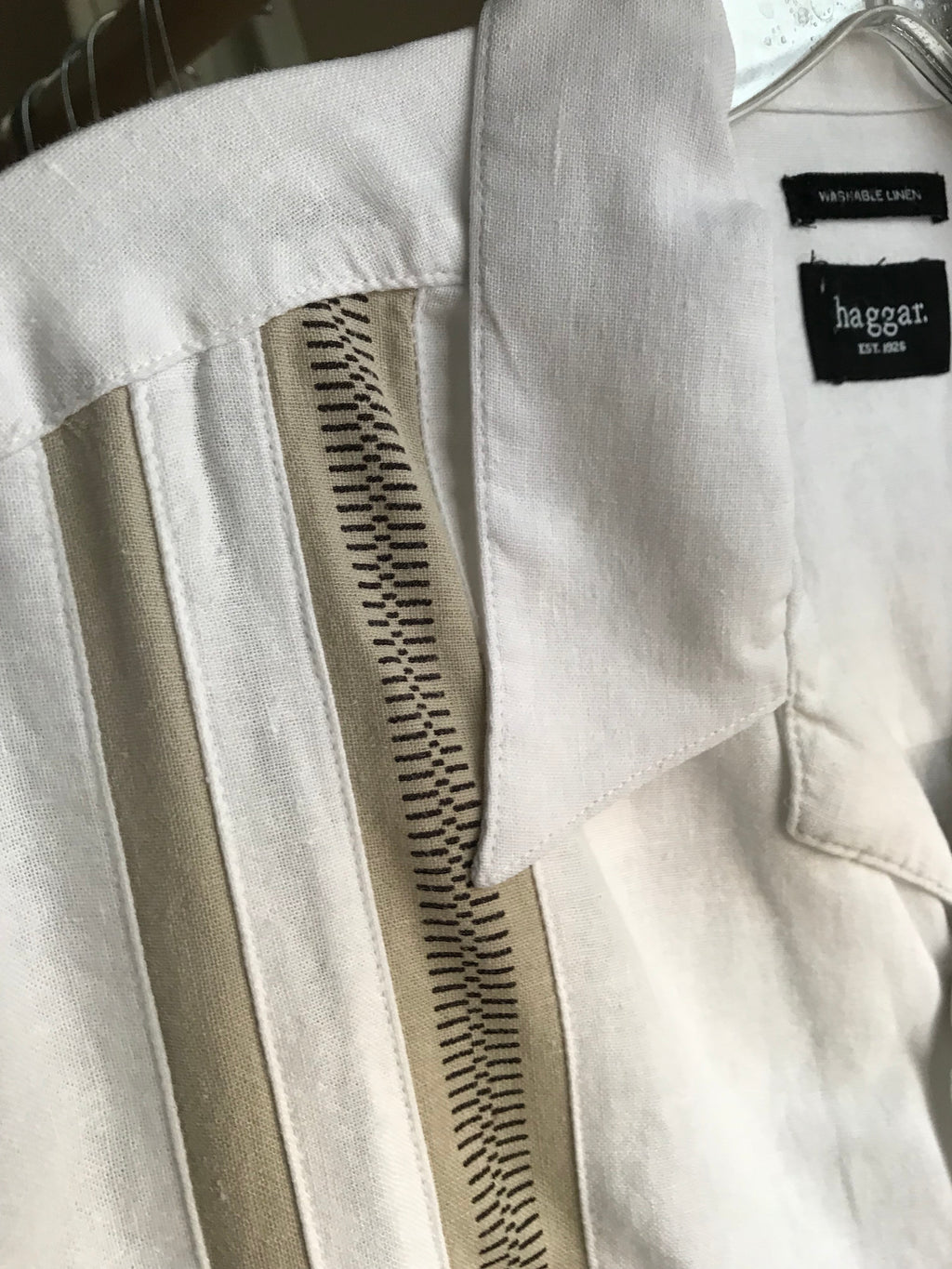 mens linen white kingpin button shirt ... /xl