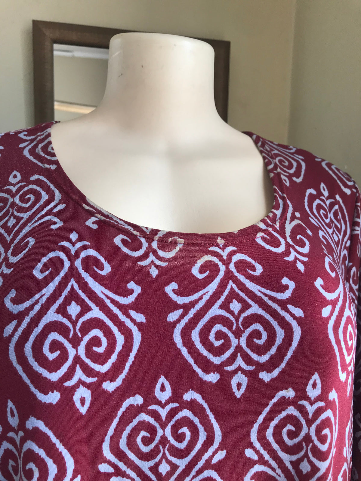 red print dress /xl