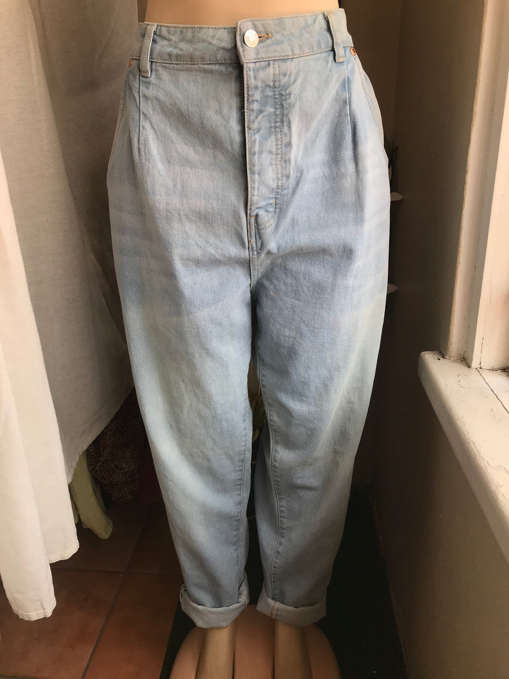 vintage Light wash mom jeans ::: Size 15 / w39 ^^^ (/xl) : 2x