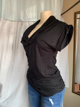 Load image into Gallery viewer, Cowl neck top with side singe … Mlll
