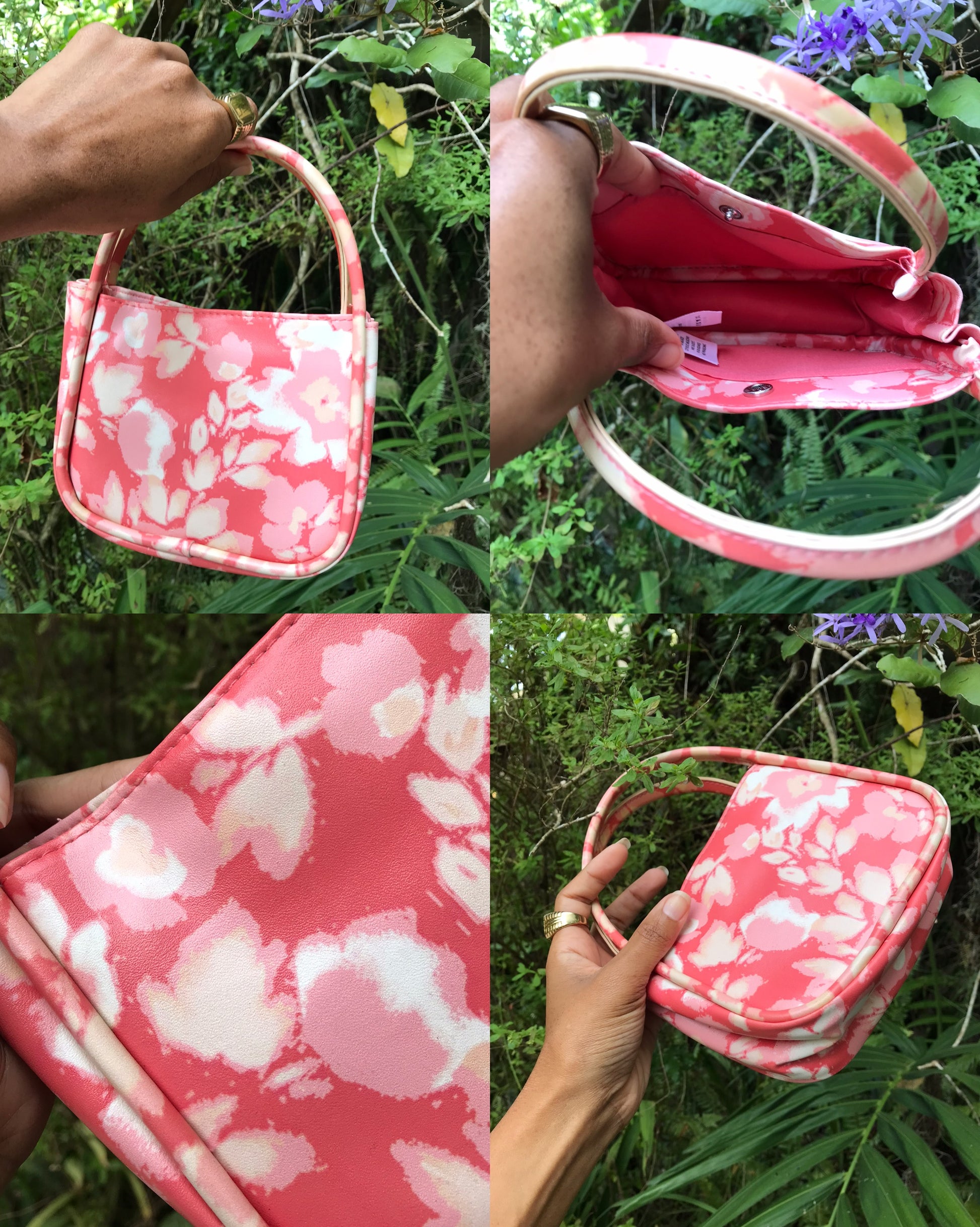 coral floral summer mini bag *** 60 mod style