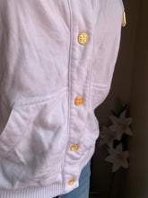 Load image into Gallery viewer, Tory Burch white sweater with gold details (slightly damaged) &gt;&gt;&gt; xs
