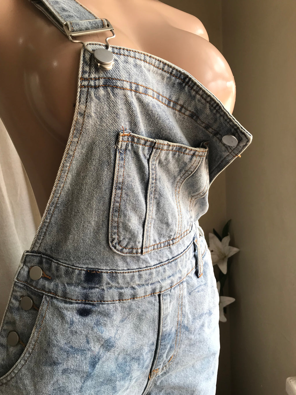 new retro style overalls ;;; size small/med