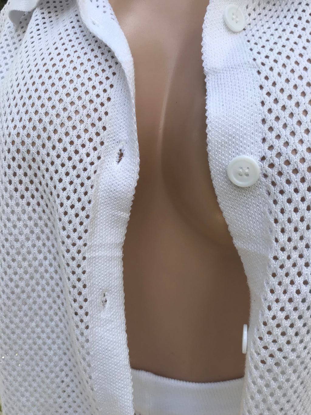 White mesh pants set like new ::: m/L