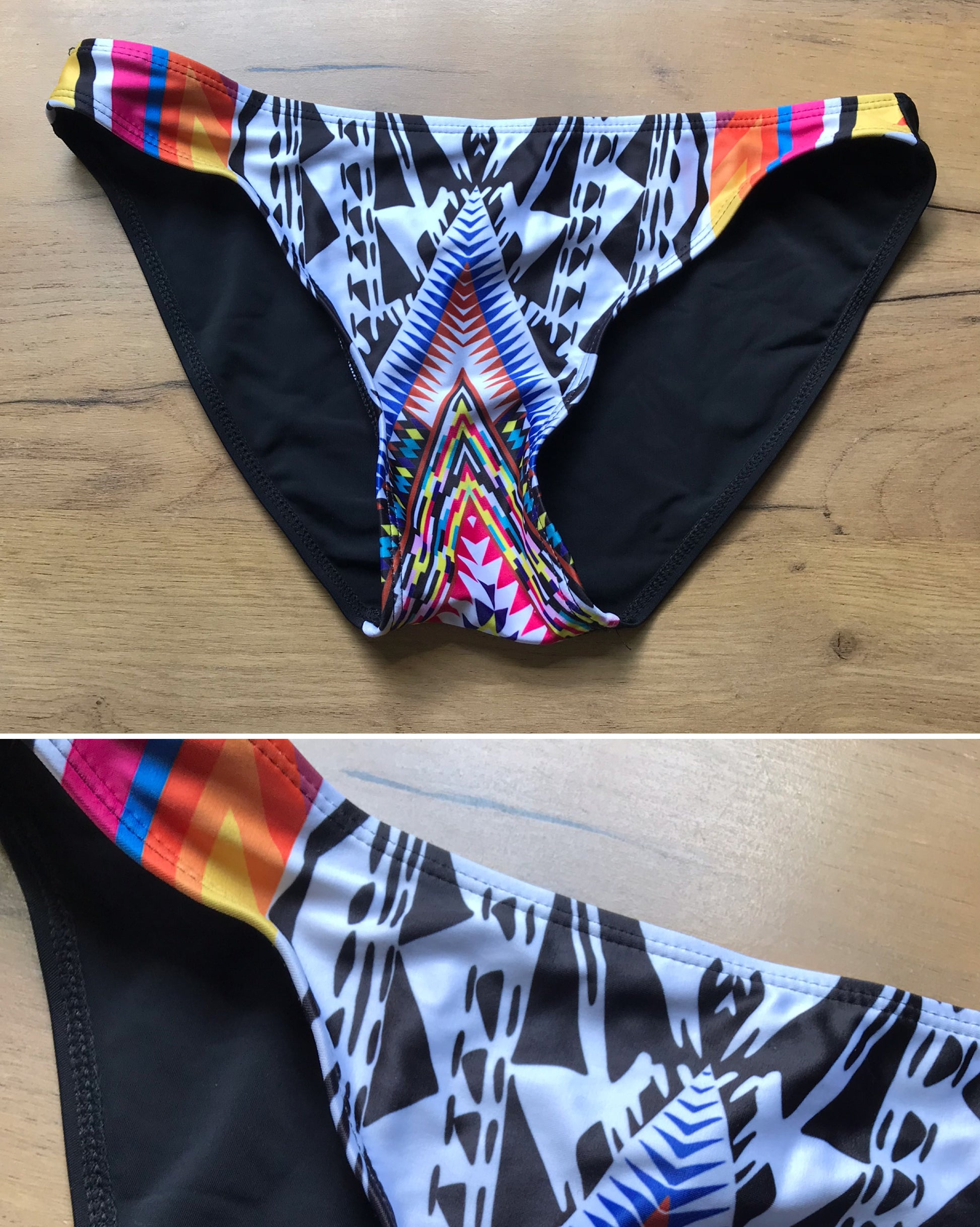 bikini bottom tribal print . s