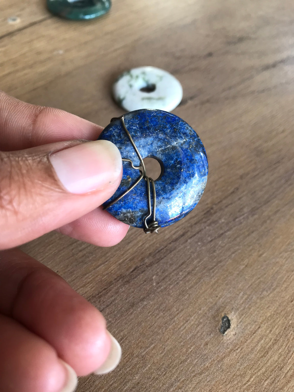 Lapiz lazuli Stone pendant ***