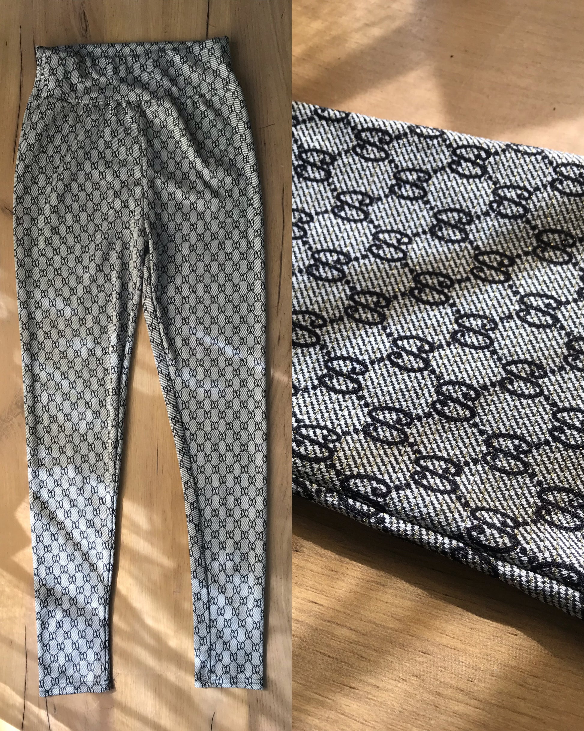 Grey SS print legging