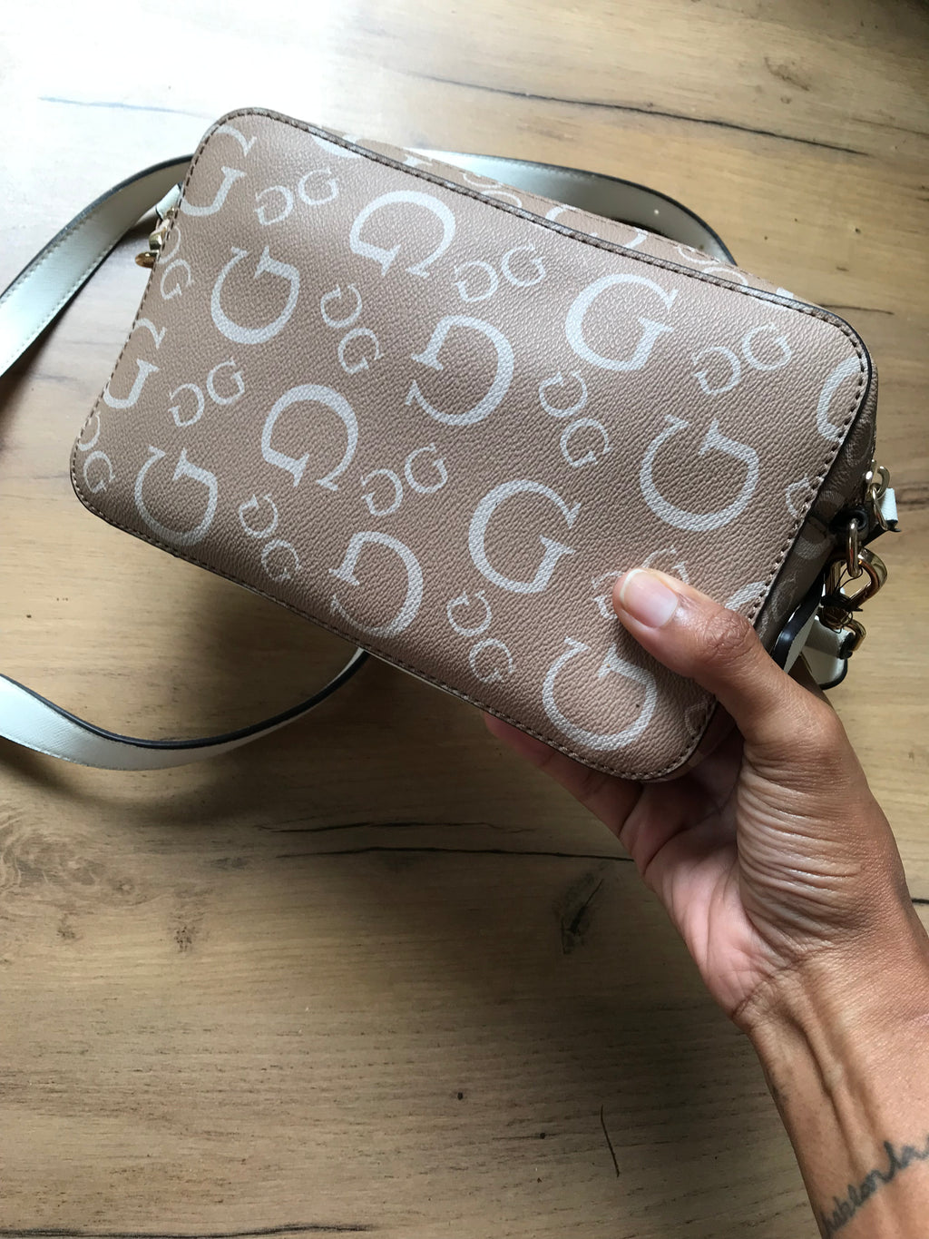 Guess Factory crossbody beige bag *** new
