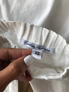 Courtney Washington White linen pants ::: S & /XS,,,