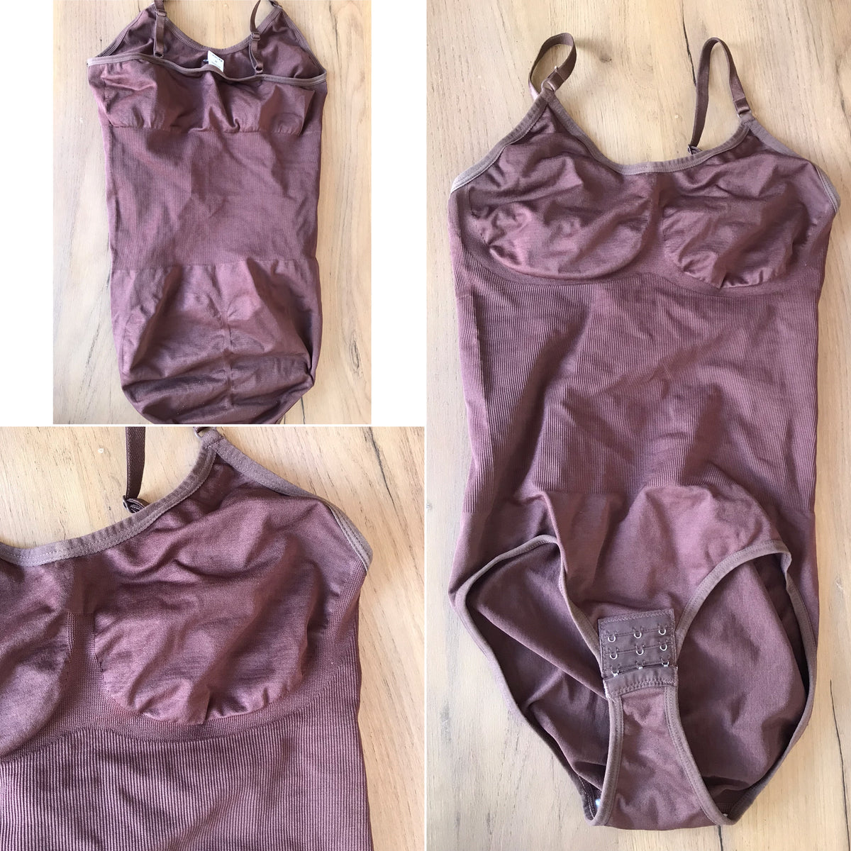 brown waist trainer bodysuit ... m