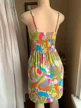 Load image into Gallery viewer, Bright multicoloured sun dress s/m
