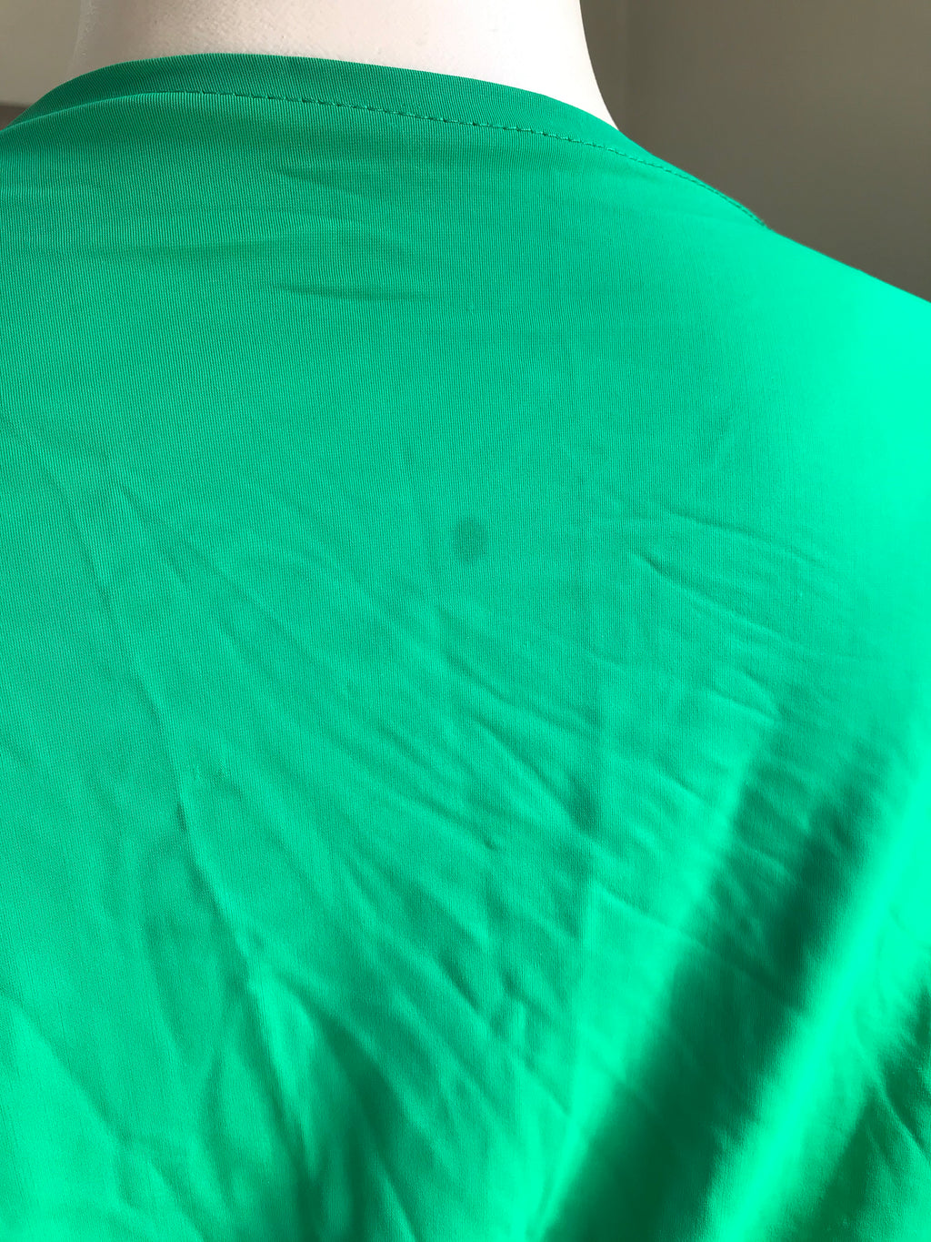 green wrap dress mid sleeve M-L